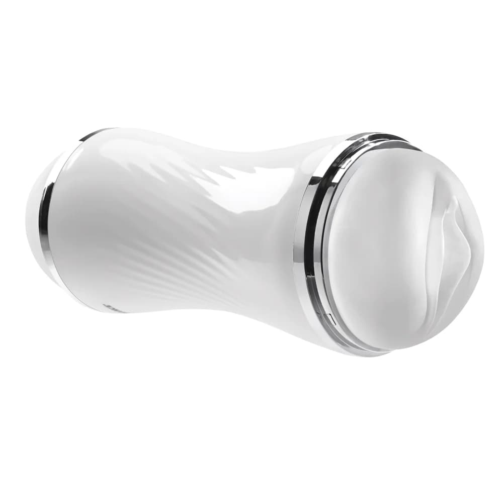 Zero Tolerance Double Dip Dual-Ended Realistic Stroker with Movie Download White thumbnail 9