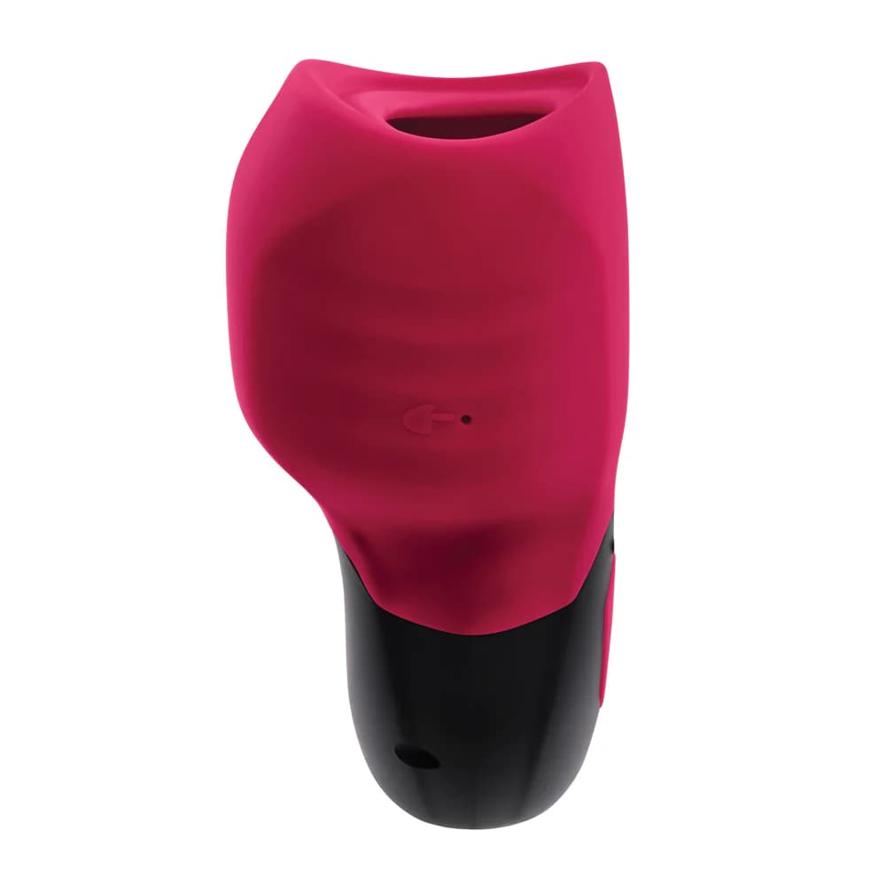 Gender X Body Kisses Rechargeable Vibrating Silicone Suction Massager Red thumbnail 4