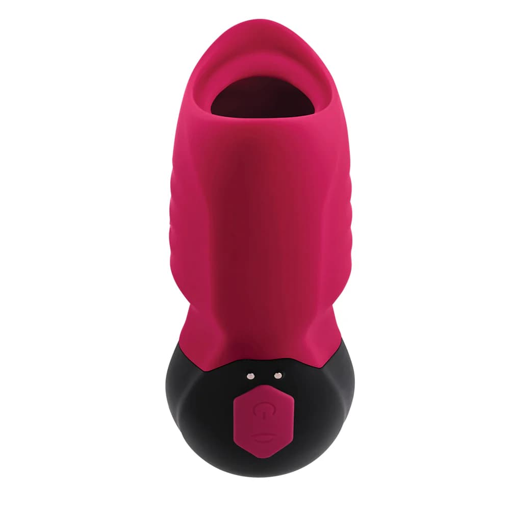 Gender X Body Kisses Rechargeable Vibrating Silicone Suction Massager Red thumbnail 8