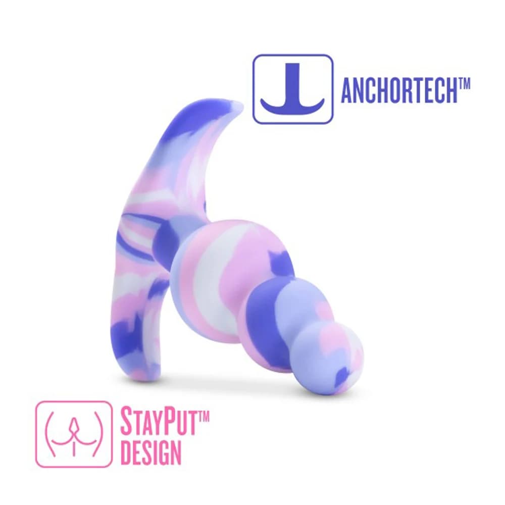 Blush Avant Twilight Silicone Anal Plug Blue thumbnail 4