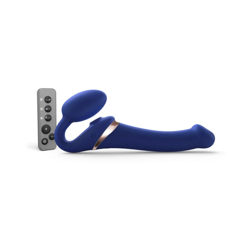 Strap-On-Me Multi Orgasm Bendable Strapless Strap-On Night Blue Medium thumbnail 2