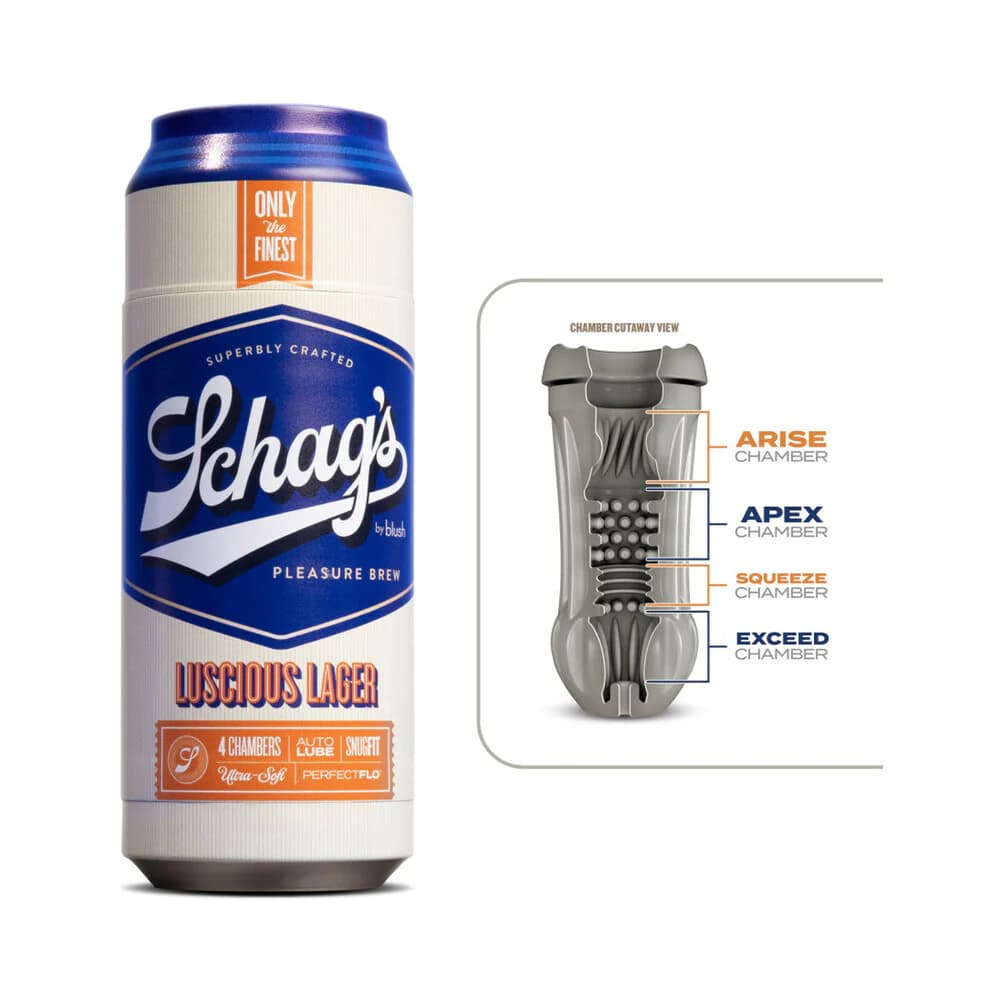 Schag's Luscious Lager Self-Lubricating Stroker Frosted thumbnail 2
