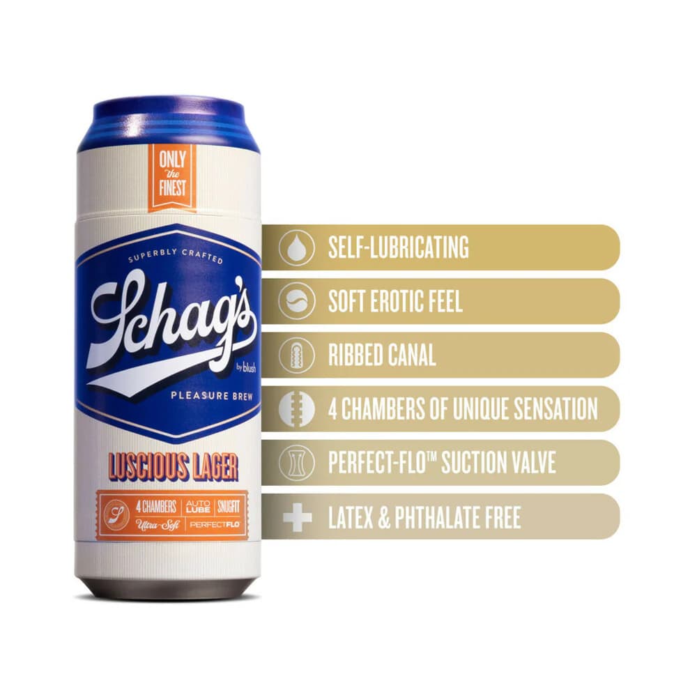 Schag's Luscious Lager Self-Lubricating Stroker Frosted thumbnail 3