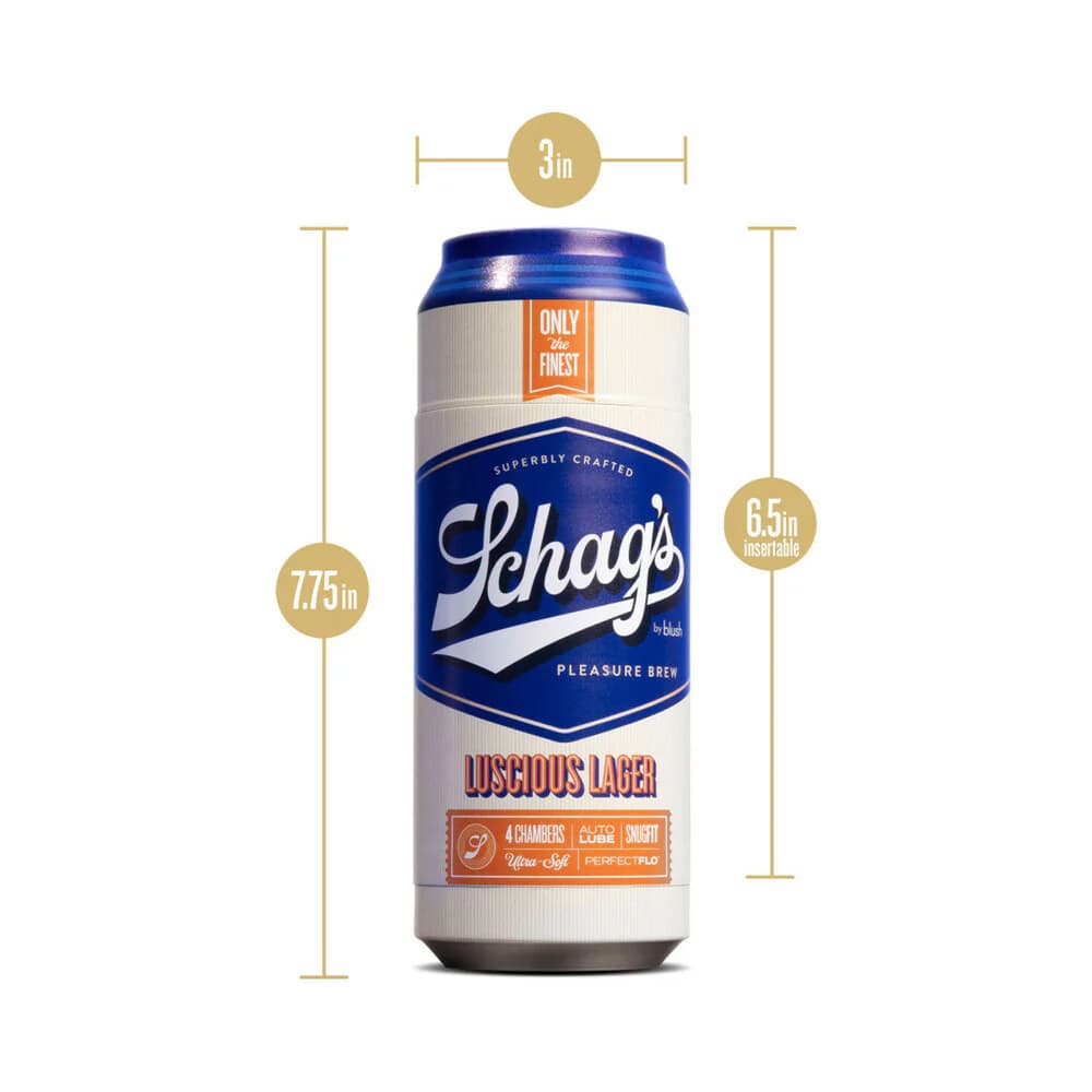 Schag's Luscious Lager Self-Lubricating Stroker Frosted thumbnail 5