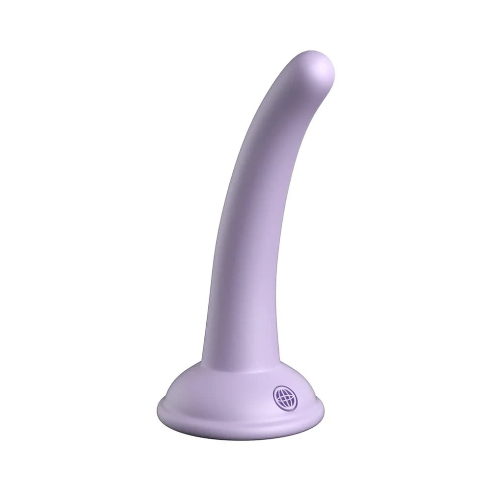 Dillio Platinum Collection Curious Five 5 in. Silicone Dildo Purple thumbnail 2