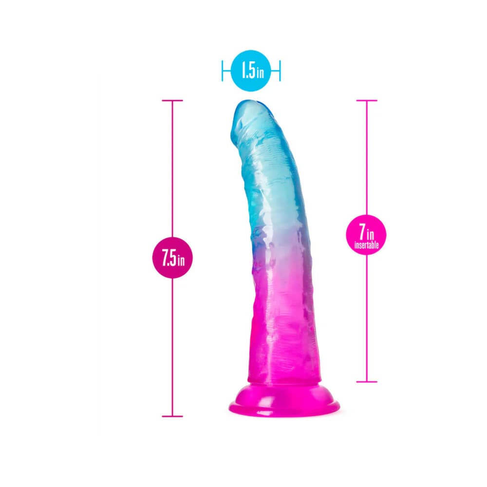 B Yours Beautiful Sky 7 in. Dildo Sunset thumbnail 6