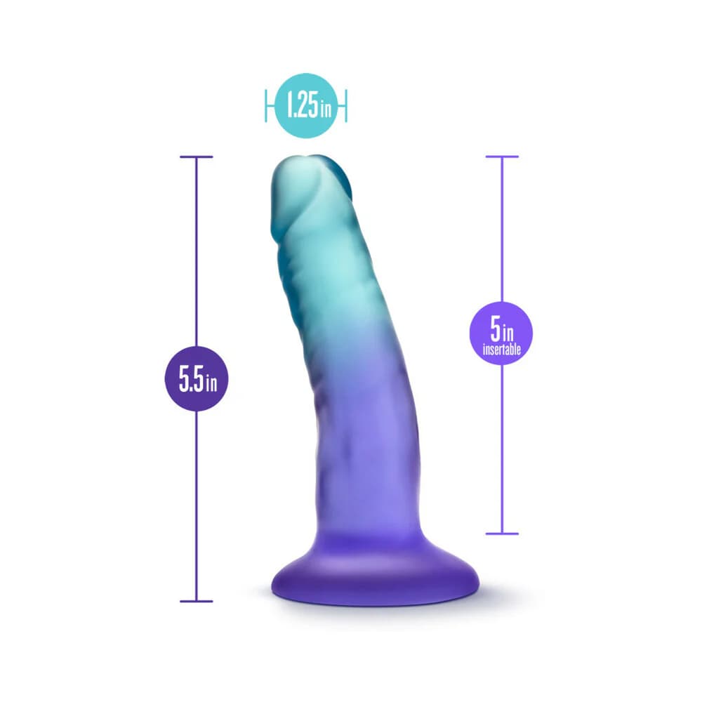 B Yours Morning Dew 5 in. Dildo Sapphire thumbnail 6