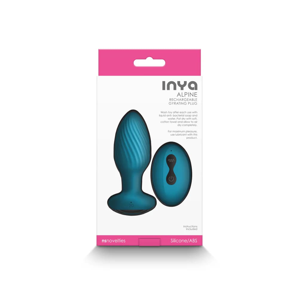 INYA Alpine Rechargeable Gyrating Plug Teal thumbnail 4