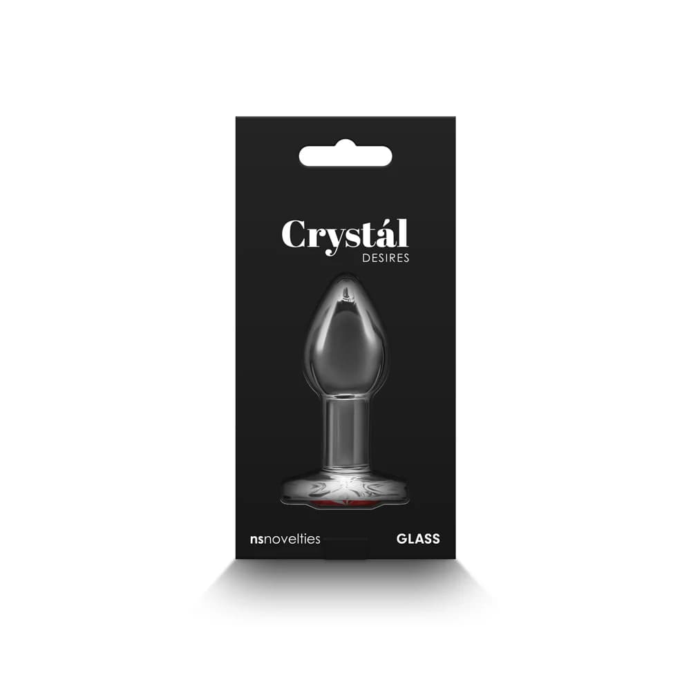 Crystal Desires Red Heart Gem Glass Plug Small thumbnail 4