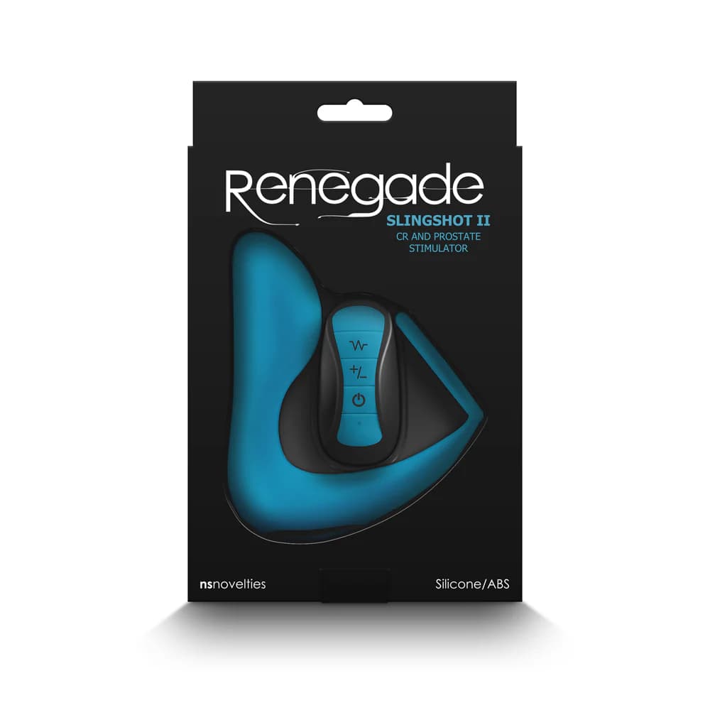 Renegade Slingshot II Cock Ring & Prostate Stimulator Teal thumbnail 4