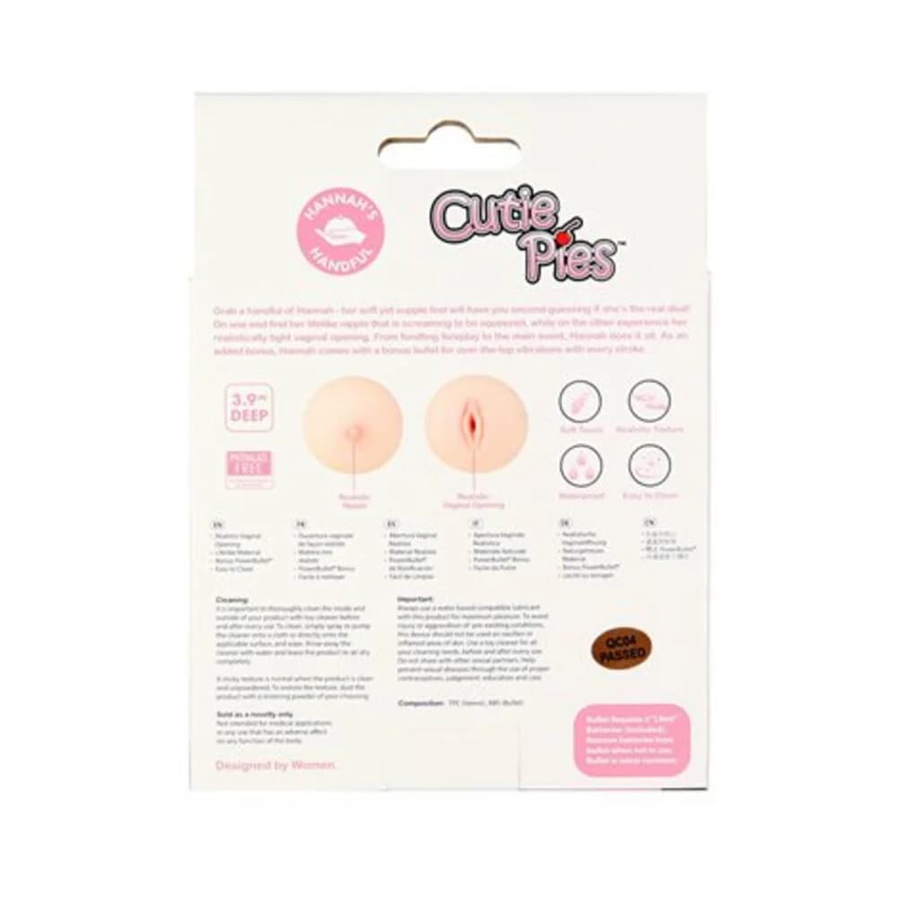 CutiePies Hannah's Handful Boobie Stroker Beige thumbnail 4