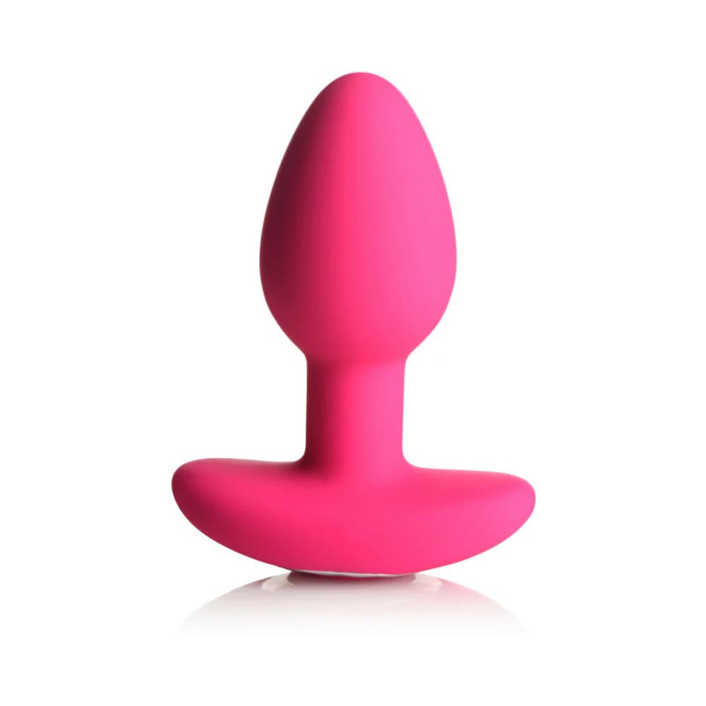Curve Toys Gossip Pop Rocker Rechargeable Remote-Controlled Silicone Vibrating Anal Plug Magenta thumbnail 3