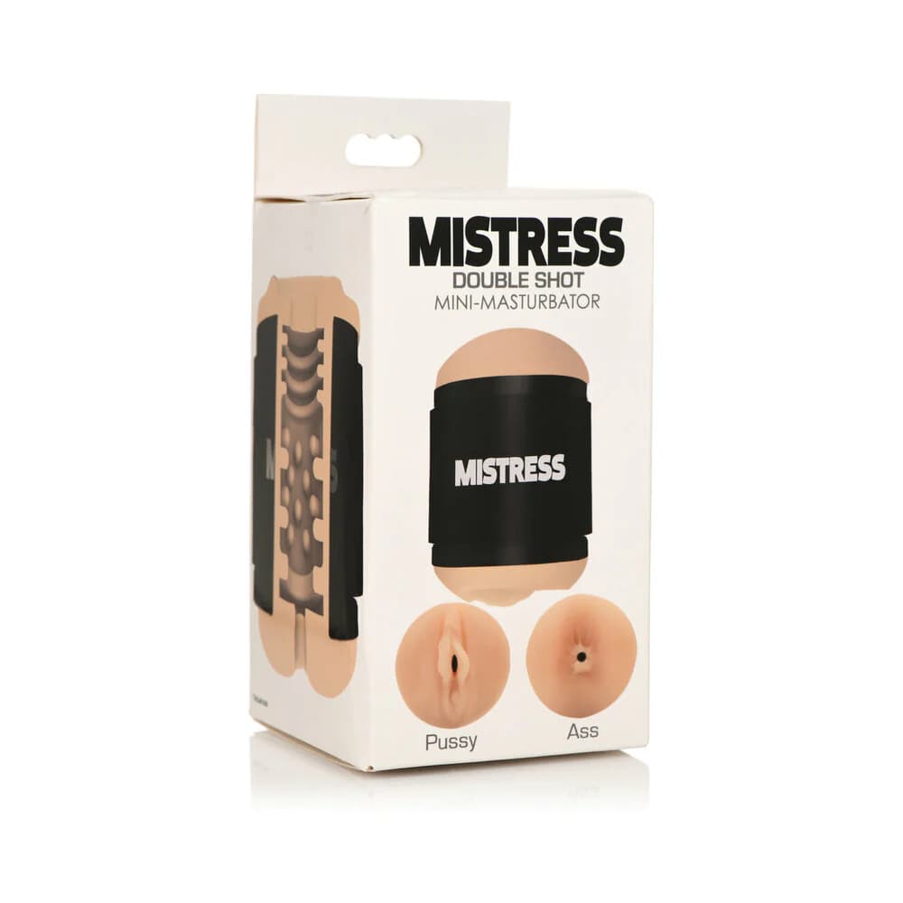 Curve Toys Mistress Double Shot Mini Masturbator Pussy & Ass Light thumbnail 7