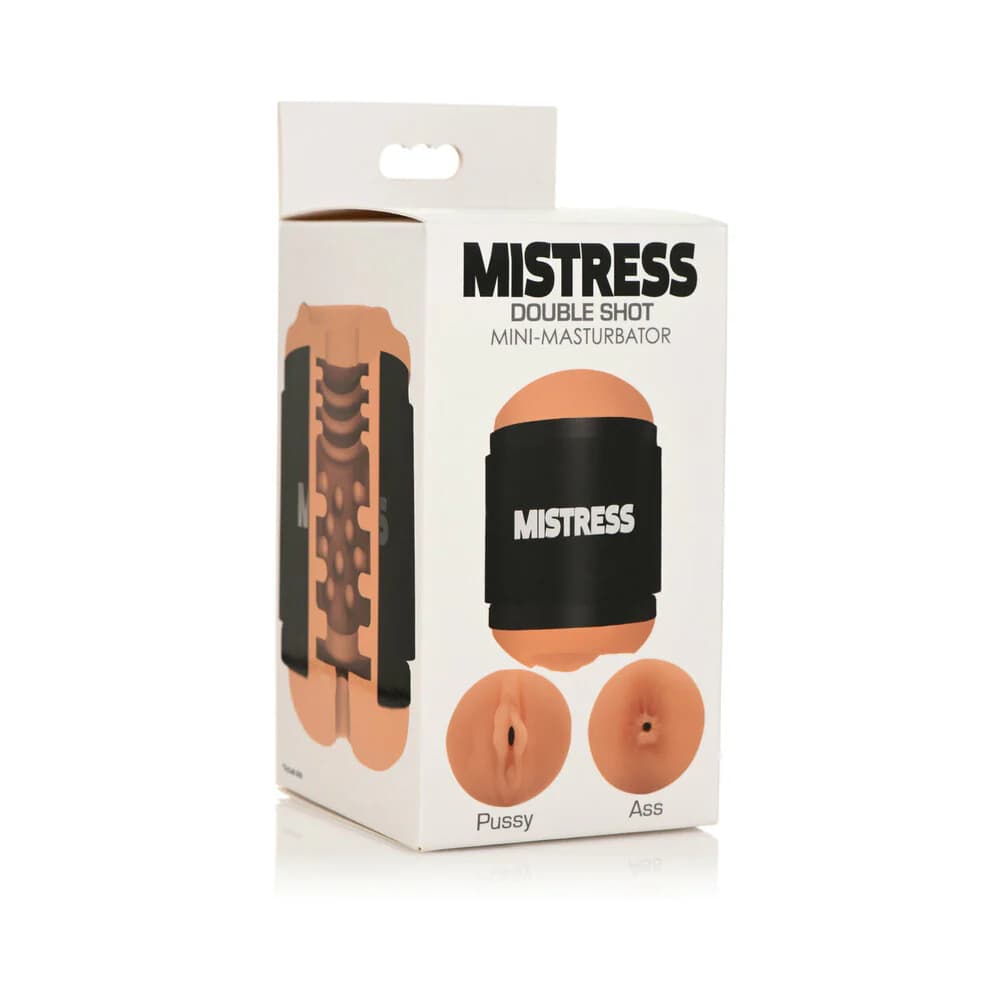 Curve Toys Mistress Double Shot Mini Masturbator Pussy & Ass Medium thumbnail 7