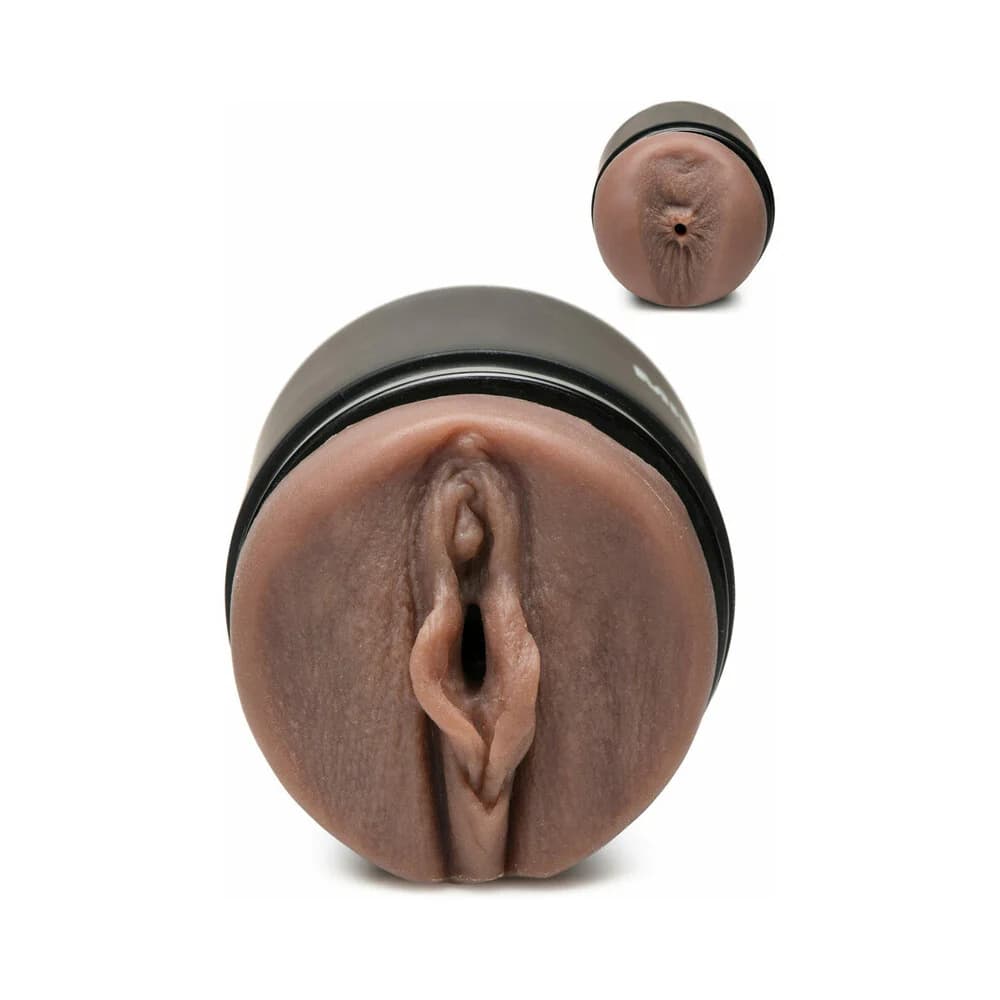 Curve Toys Mistress Double Shot Mini Masturbator Pussy & Ass Dark thumbnail 5