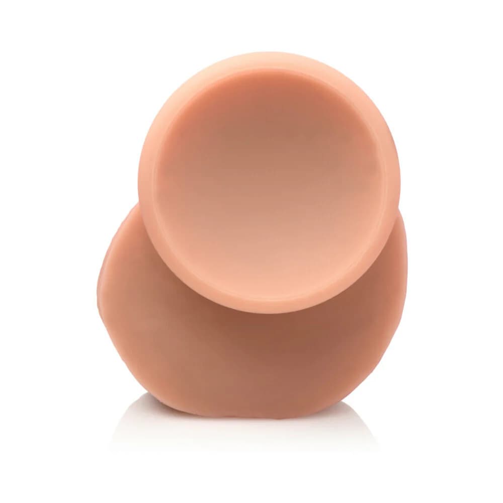 Curve Toys Jock Dual Density 7 in. Silicone Dildo with Balls & Suction Cup Light thumbnail 8