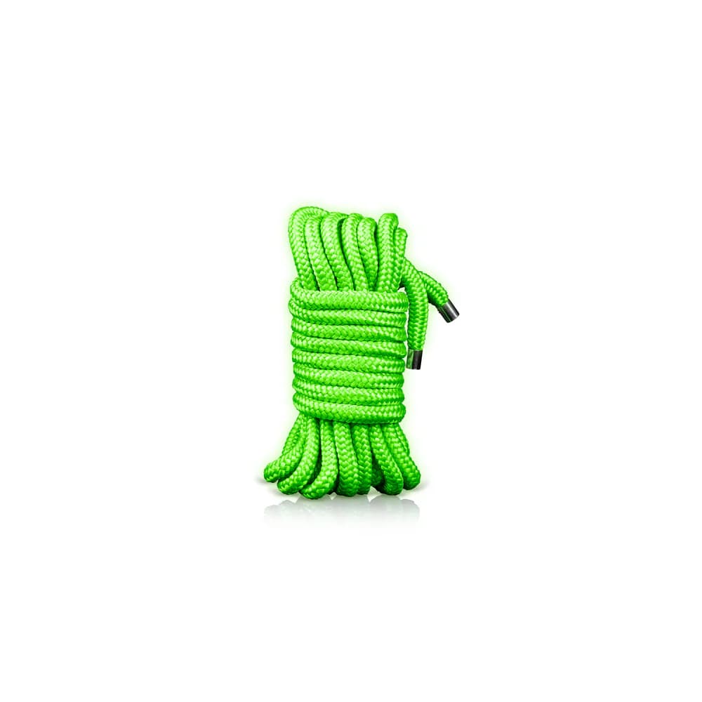 Ouch! Glow in the Dark Rope 5 m / 16 ft. Neon Green thumbnail 2