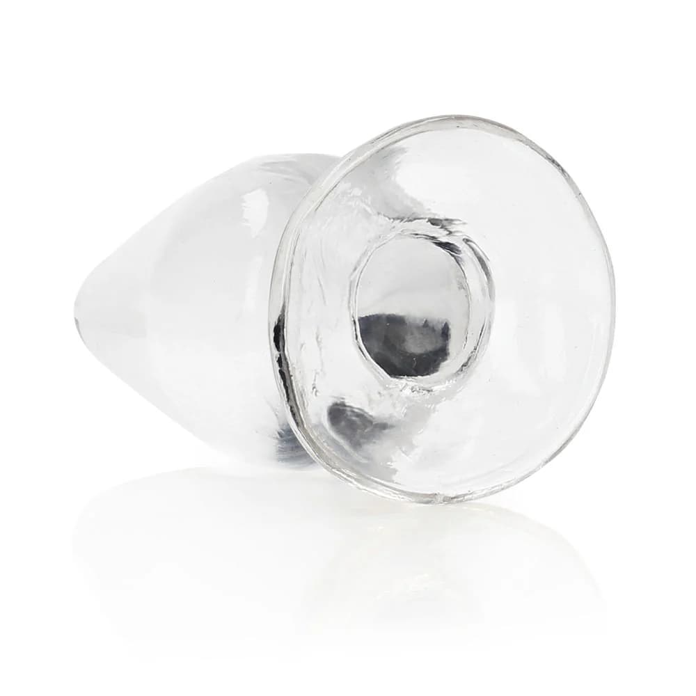 RealRock Crystal Clear 3.5 in. Anal Plug Clear thumbnail 3