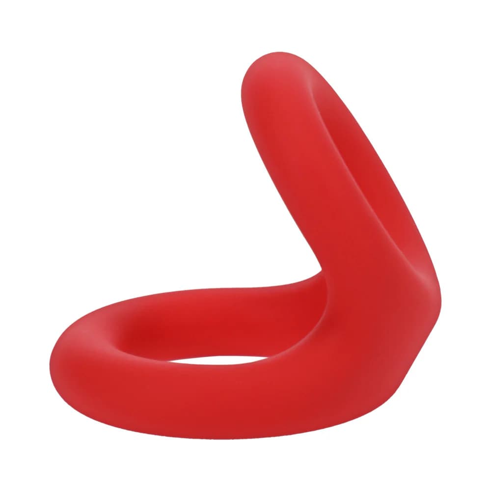 Tantus Uplift C-Ring Cock and Ball Sling Crimson thumbnail 3