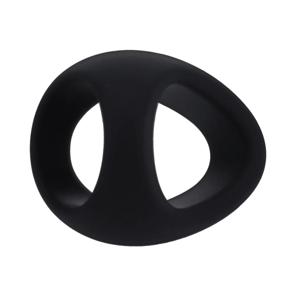 Tantus Stirrup C-Ring Cock and Ball Sling Onyx thumbnail 5
