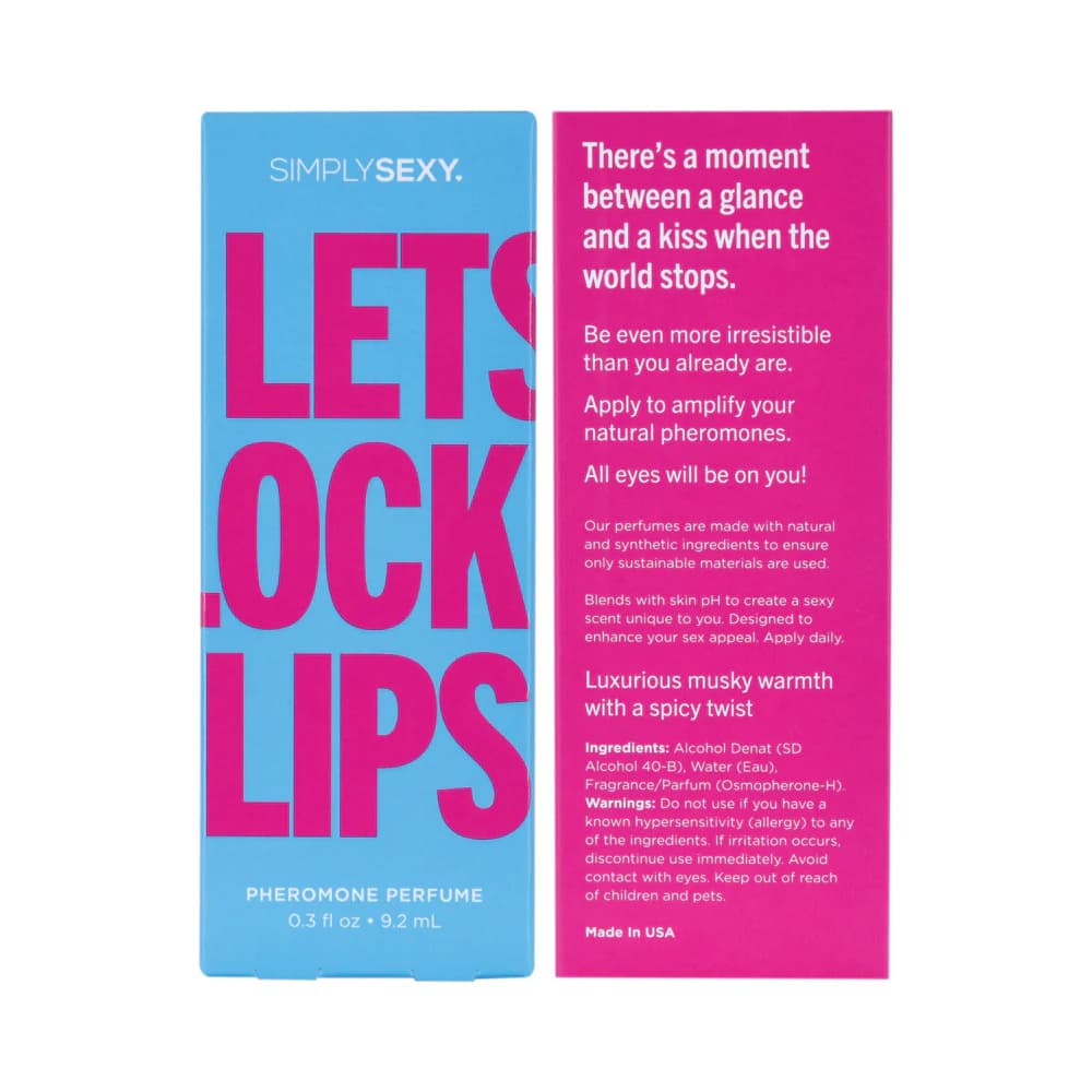 Simply Sexy Let's Lock Lips Pheromone Infused Perfume 0.3 oz. thumbnail 4