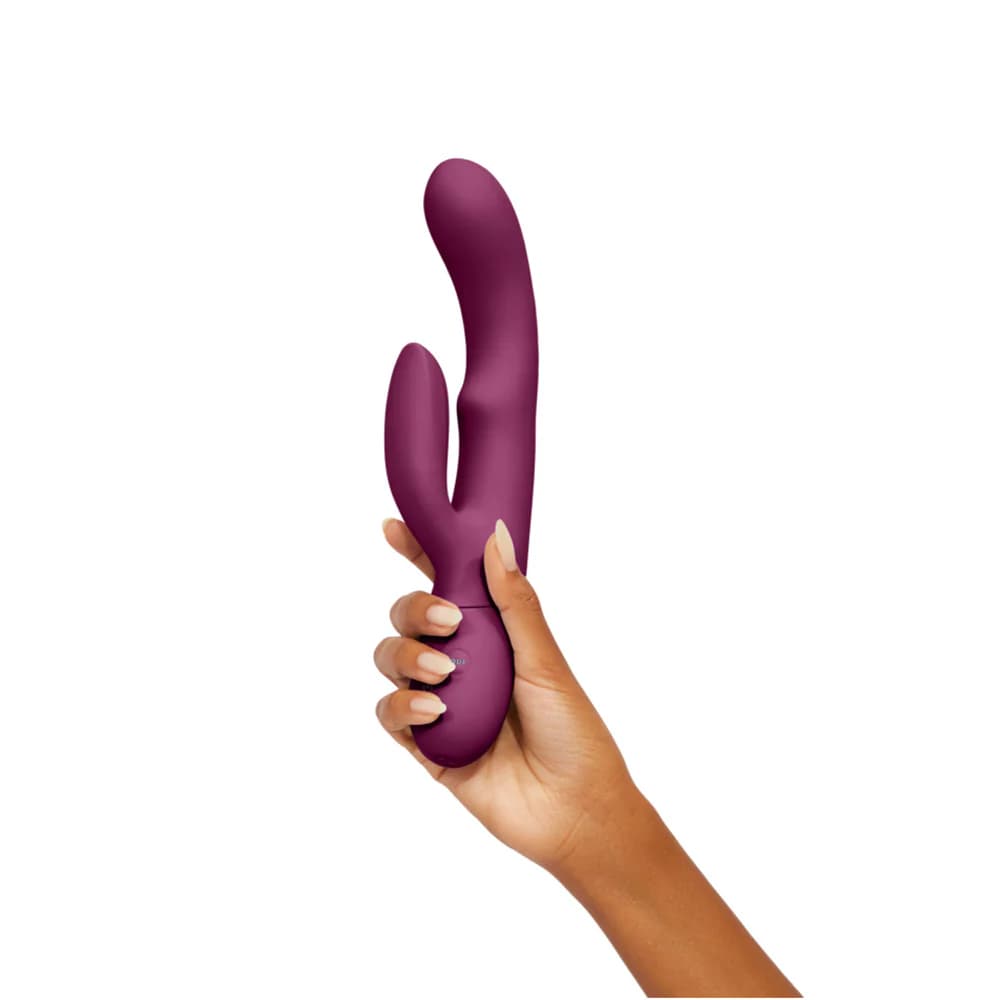 FemmeFunn Balai Rechargeable Silicone Swaying Motion Dual Stimulation Vibrator Dark Fuchsia thumbnail 6