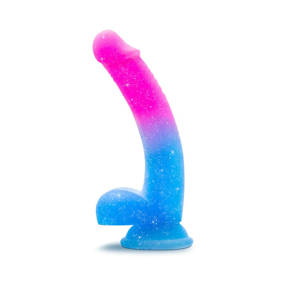 Avant Chasing Sunsets 7.75 in. Silicone Dildo with Balls Mermaid thumbnail 2