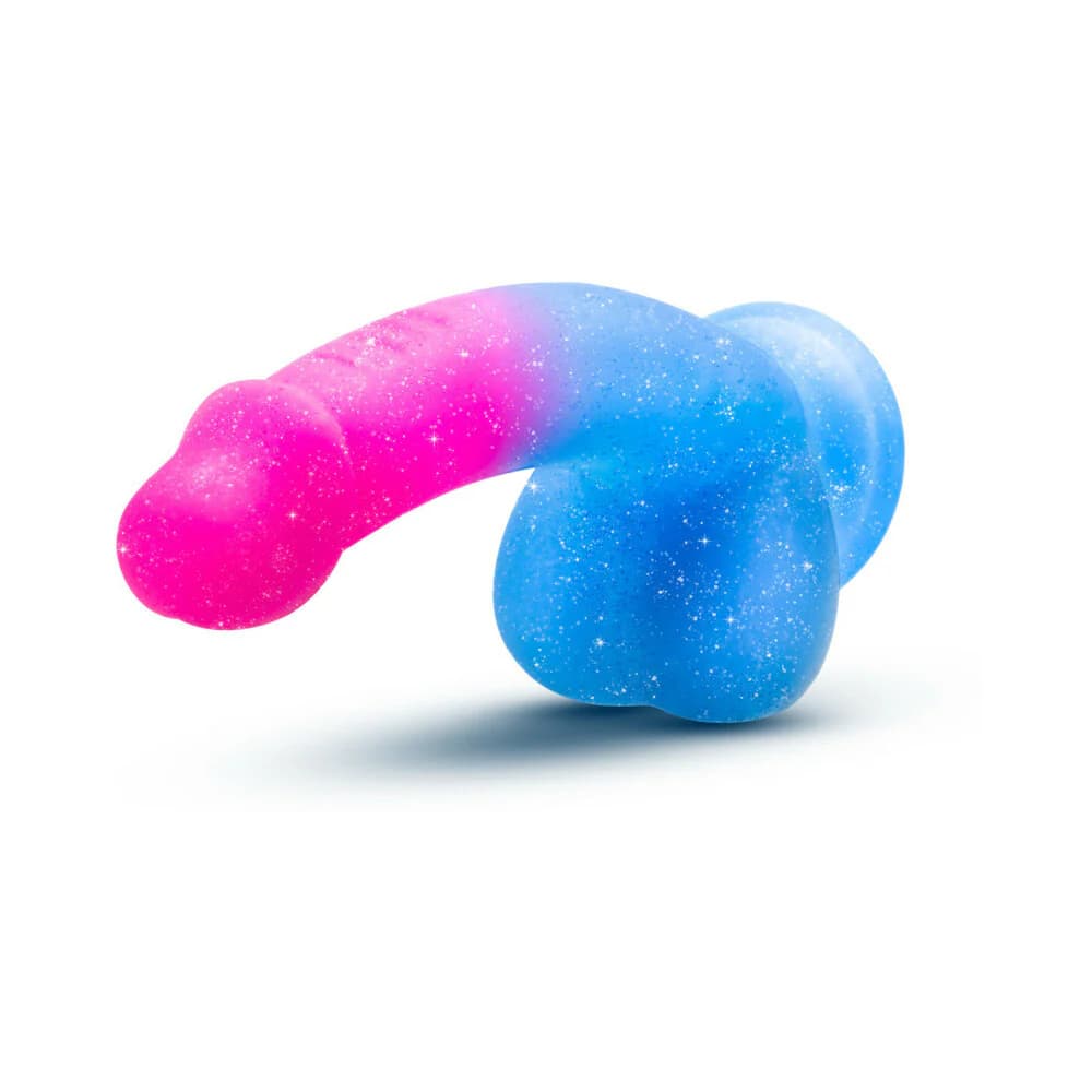 Avant Chasing Sunsets 7.75 in. Silicone Dildo with Balls Mermaid thumbnail 4