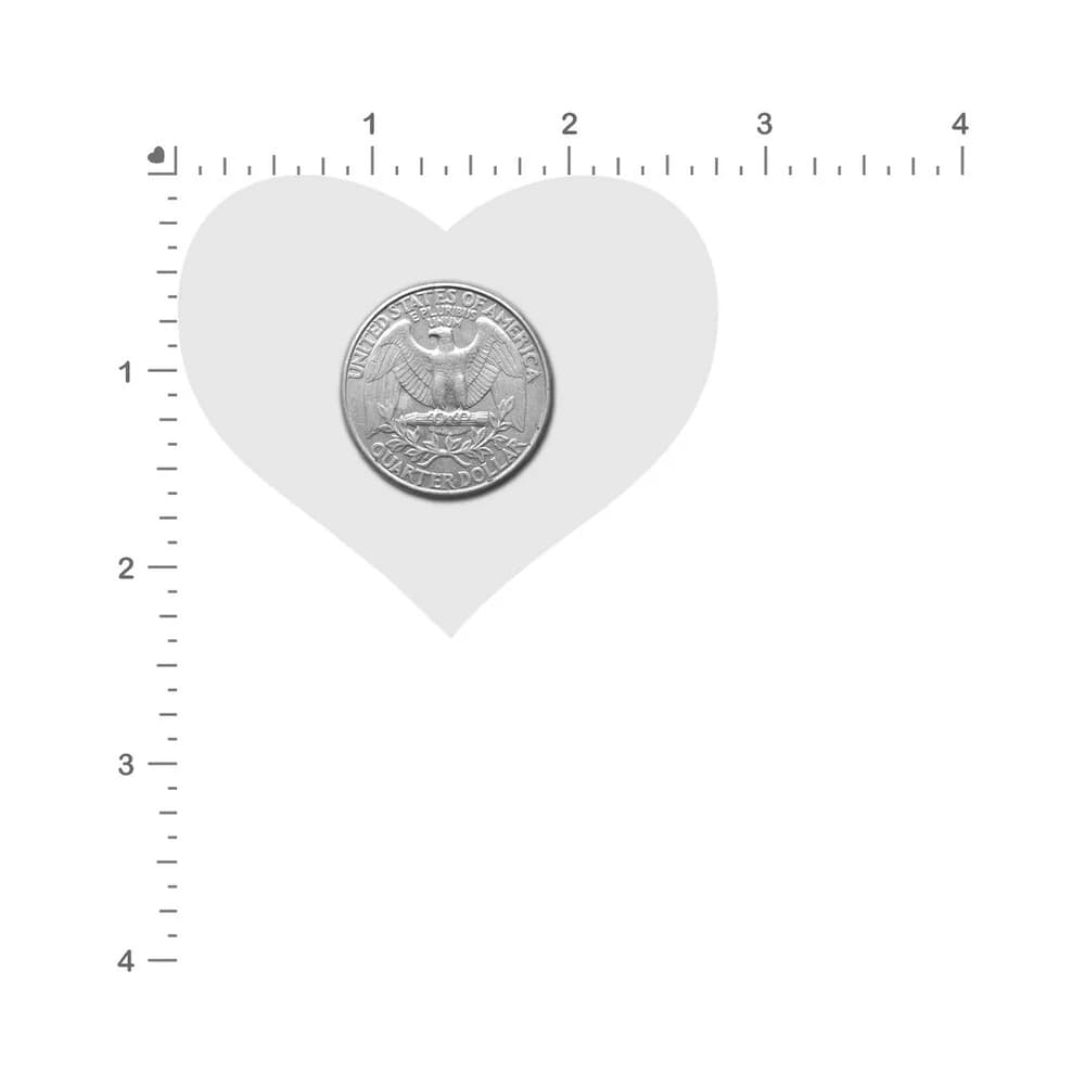 Pastease Love: Liquid Rose Gold Heart Nipple Pasties thumbnail 4