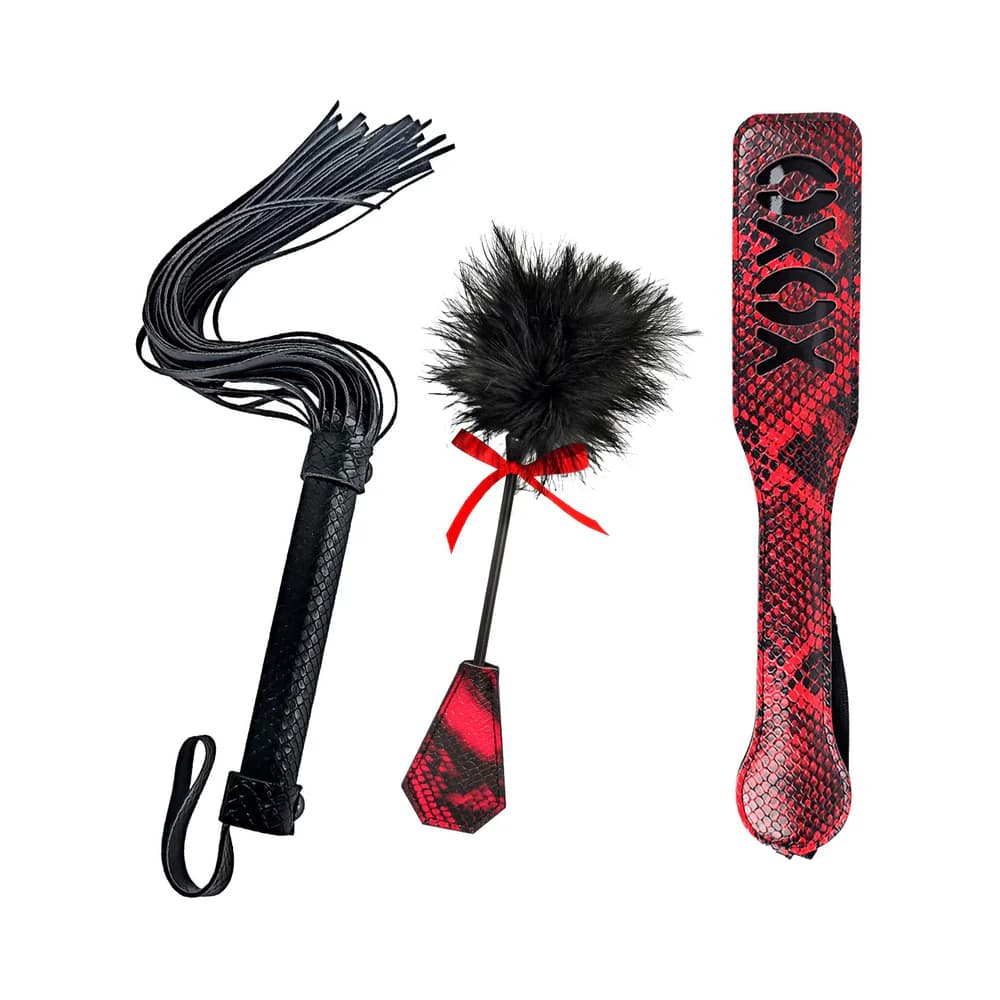 Nasstoys Lovers Kits Whip, Spank & Tickle 3-Piece Set thumbnail 3