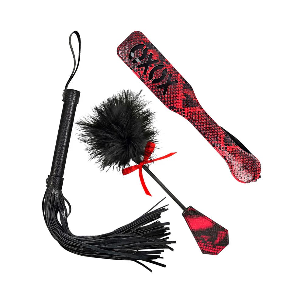 Nasstoys Lovers Kits Whip, Spank & Tickle 3-Piece Set thumbnail 4