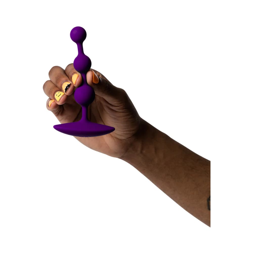 ROMP Amp Silicone Anal Plug Dark Purple thumbnail 5