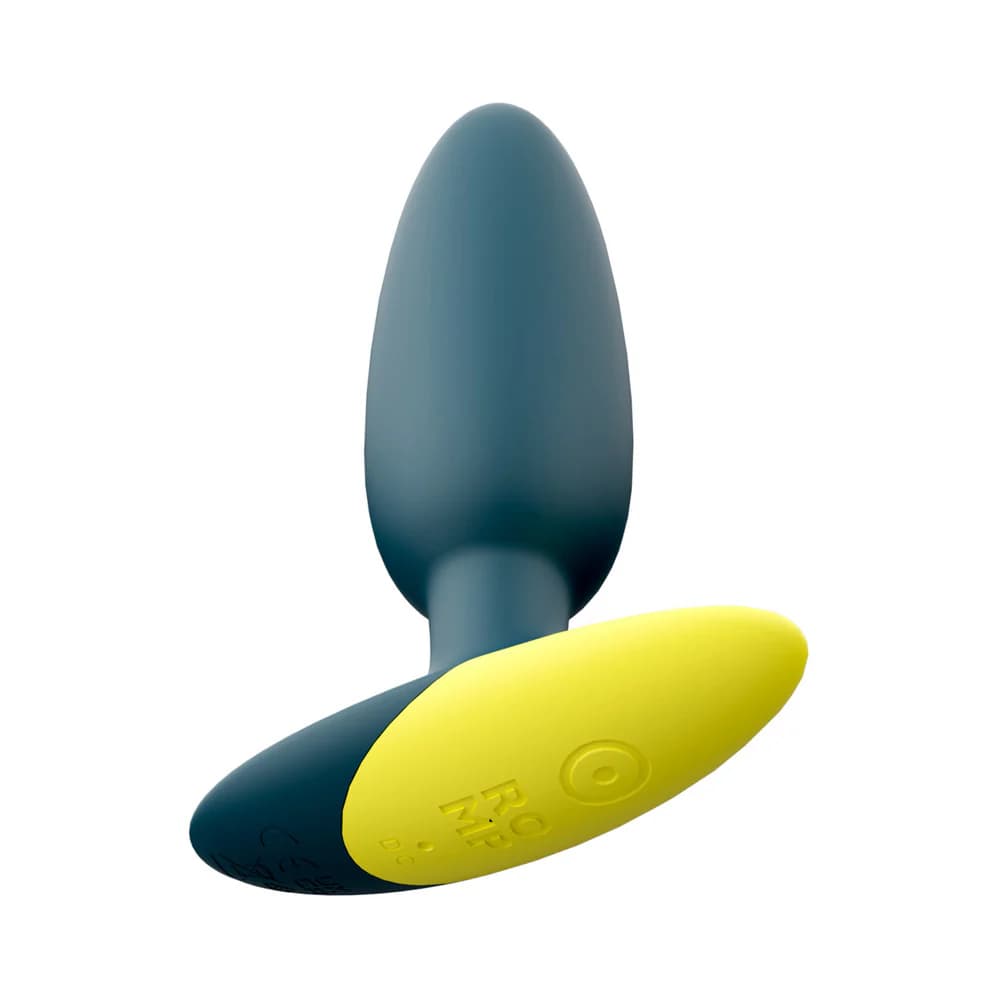 ROMP Bass Rechargeable Silicone Vibrating Anal Plug Dark Green thumbnail 3