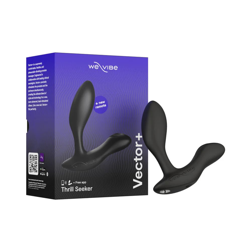 We-Vibe Vector+ Dual Stimulation Prostate Massager Charcoal Black thumbnail 3