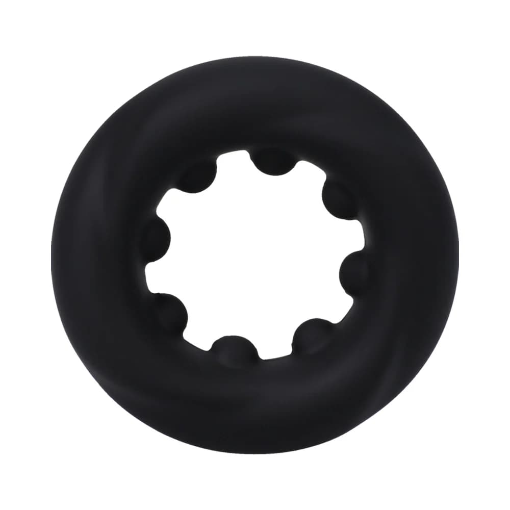 Rock Solid The Twist Silicone C-Ring Black thumbnail 2