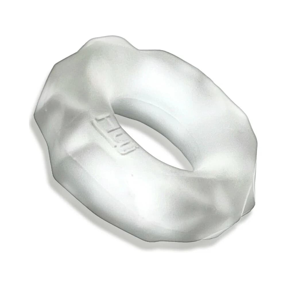 Hunkyjunk Fractal Tactile Cockring Clear Ice thumbnail 3