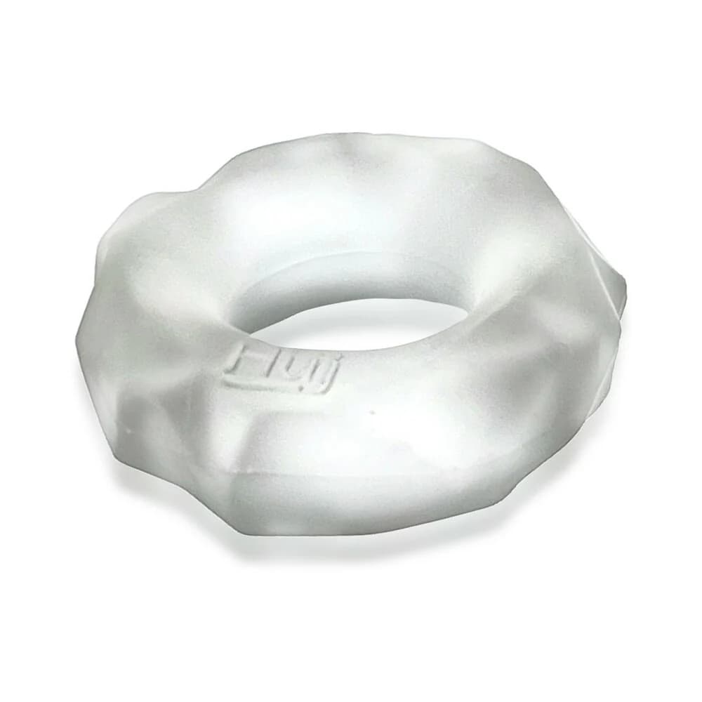 Hunkyjunk Fractal Tactile Cockring Clear Ice thumbnail 4