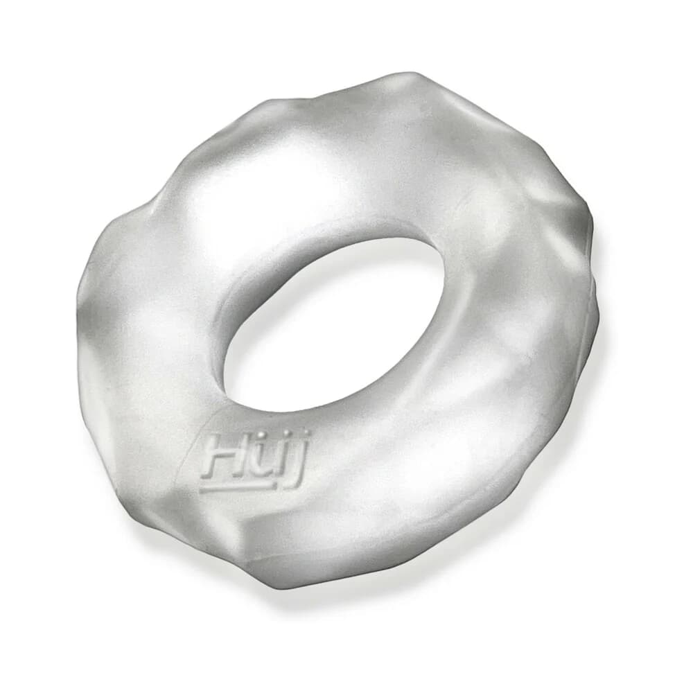 Hunkyjunk Fractal Tactile Cockring Clear Ice thumbnail 5