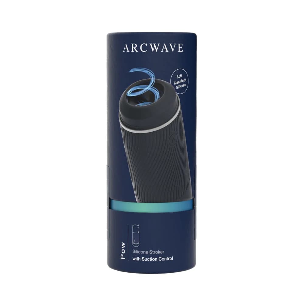 Arcwave Pow Silicone Stroker with Suction Control Black thumbnail 9