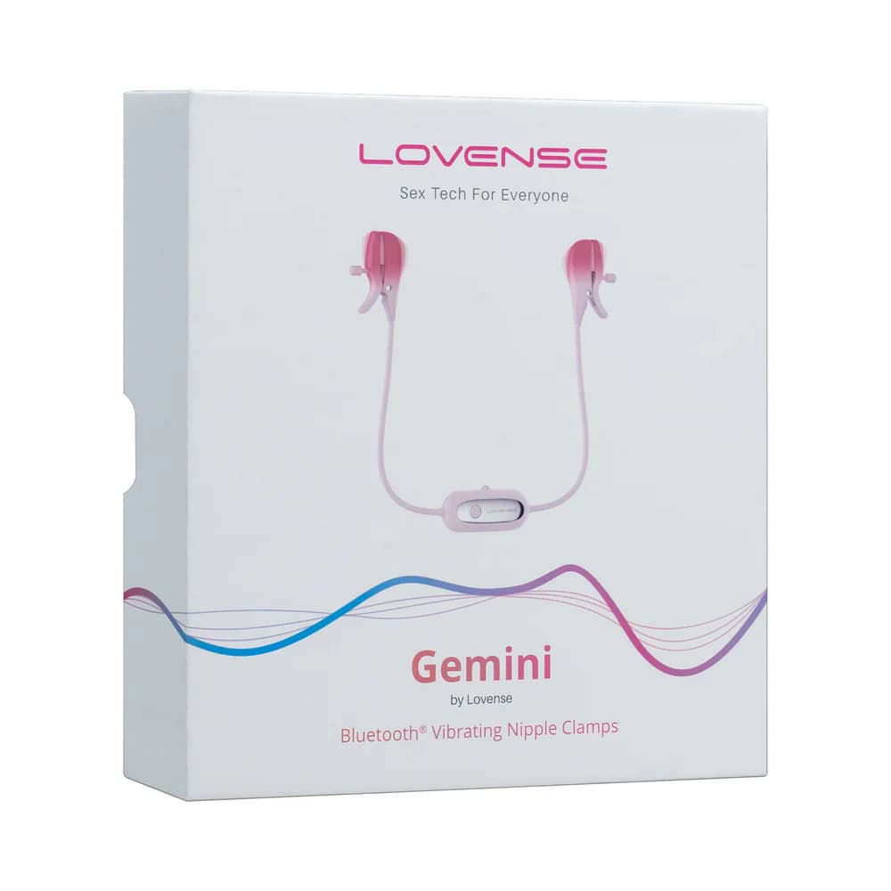 Lovense Gemini Bluetooth Rechargeable Vibrating Nipple Clamps thumbnail 3