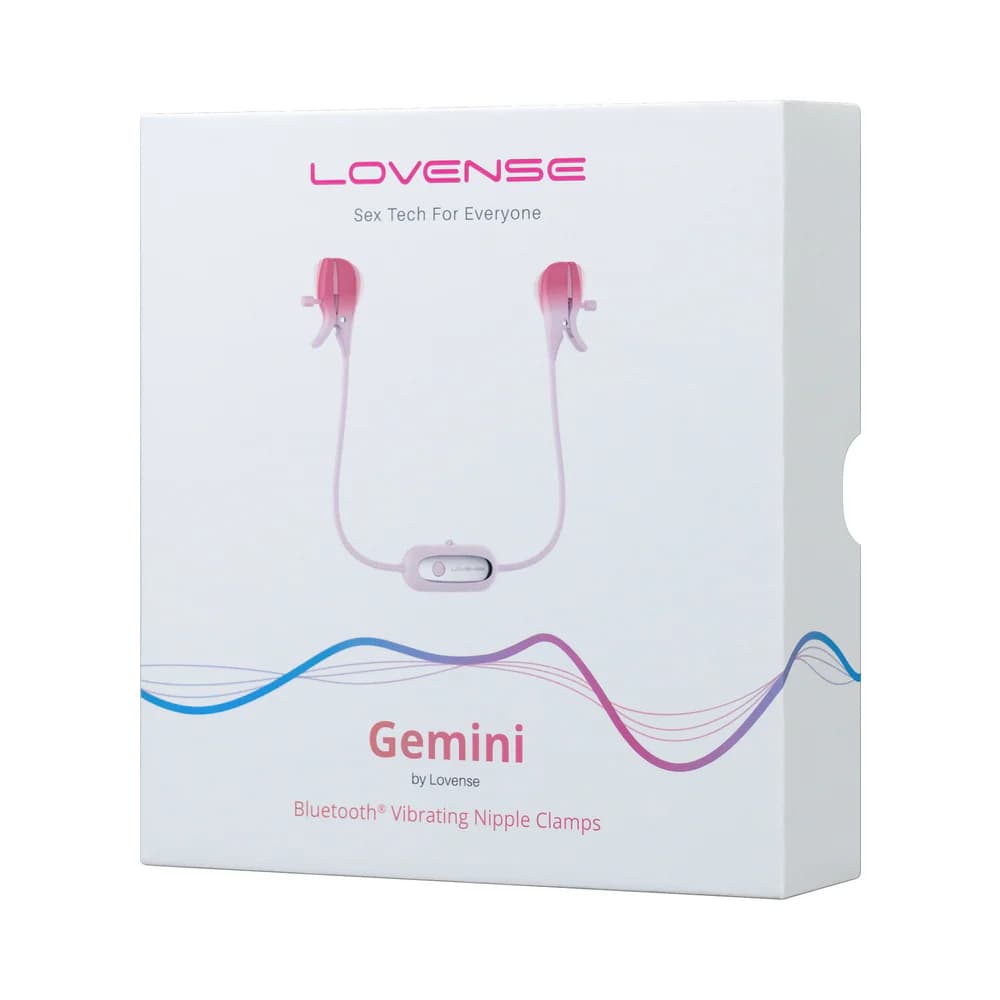 Lovense Gemini Bluetooth Rechargeable Vibrating Nipple Clamps thumbnail 10