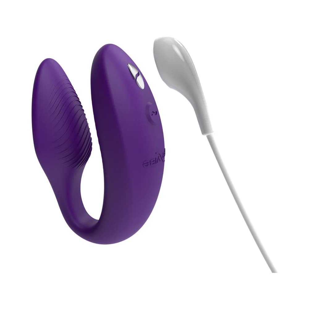 We-Vibe Sync 2 Rechargeable Silicone Couples Vibrator Purple thumbnail 6