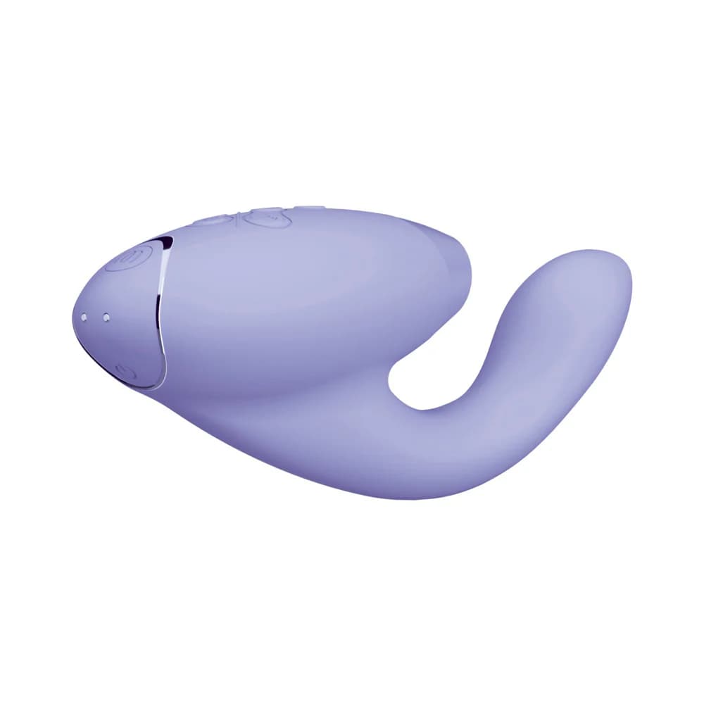 Womanizer Duo 2 Rechargeable Dual Stimulation Pleasure Air and G-Spot Vibrator Lilac thumbnail 5