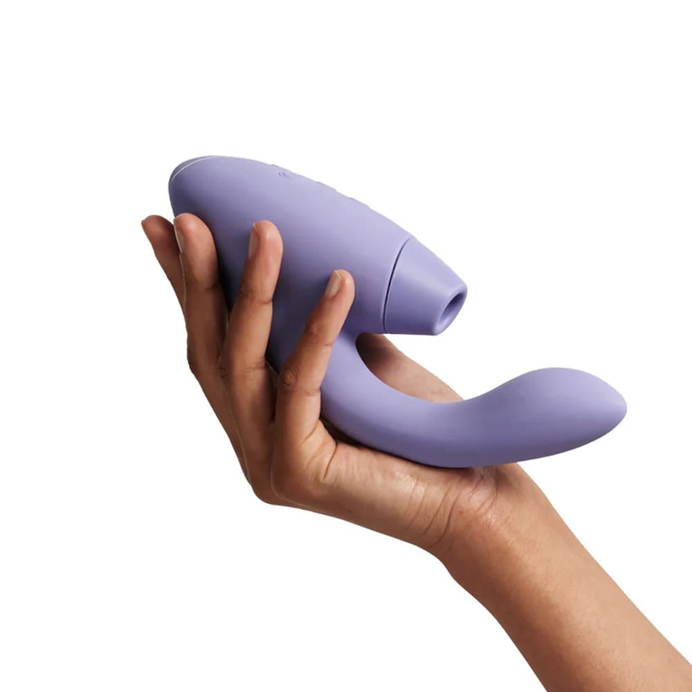 Womanizer Duo 2 Rechargeable Dual Stimulation Pleasure Air and G-Spot Vibrator Lilac thumbnail 7