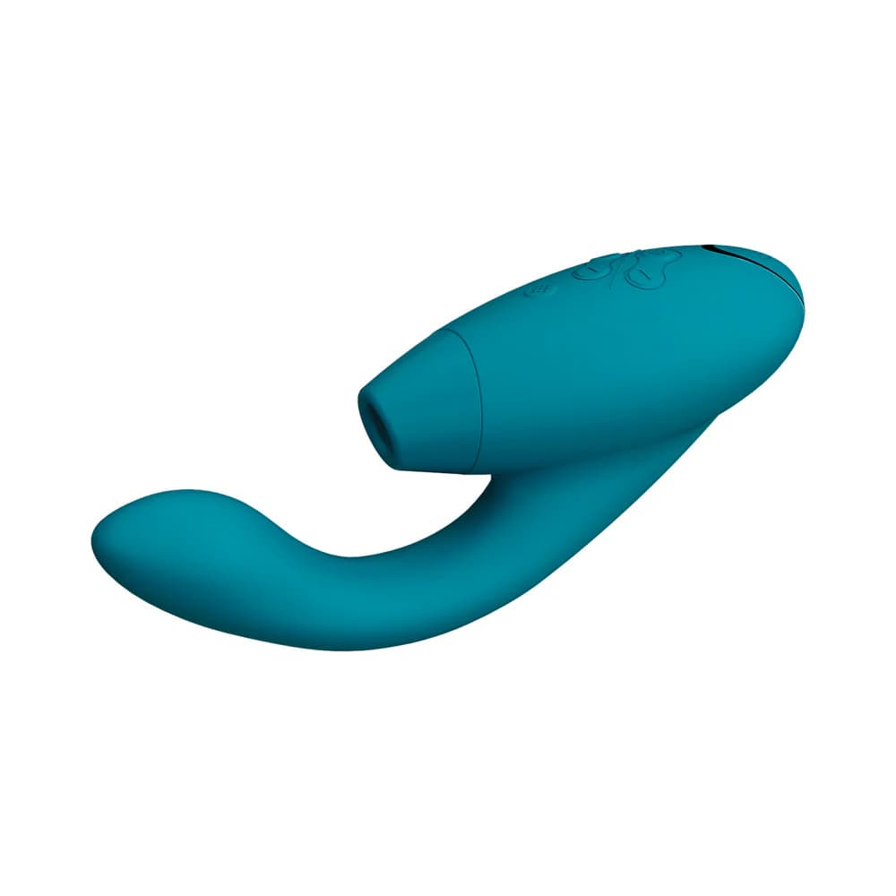 Womanizer Duo 2 Rechargeable Dual Stimulation Pleasure Air and G-Spot Vibrator Petrol thumbnail 4