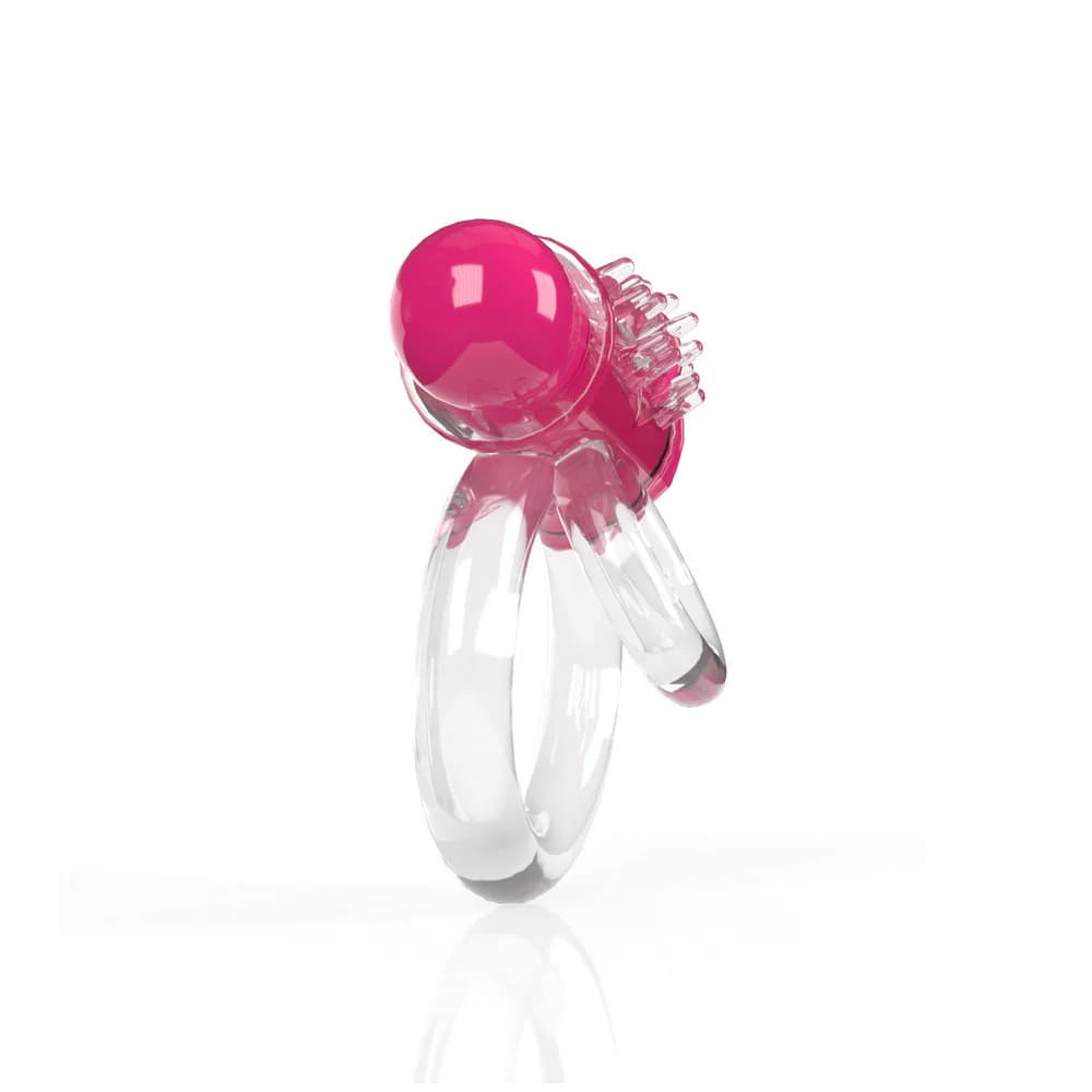 Screaming O 4B DoubleO 6 Vibrating Double Cockring Strawberry thumbnail 4