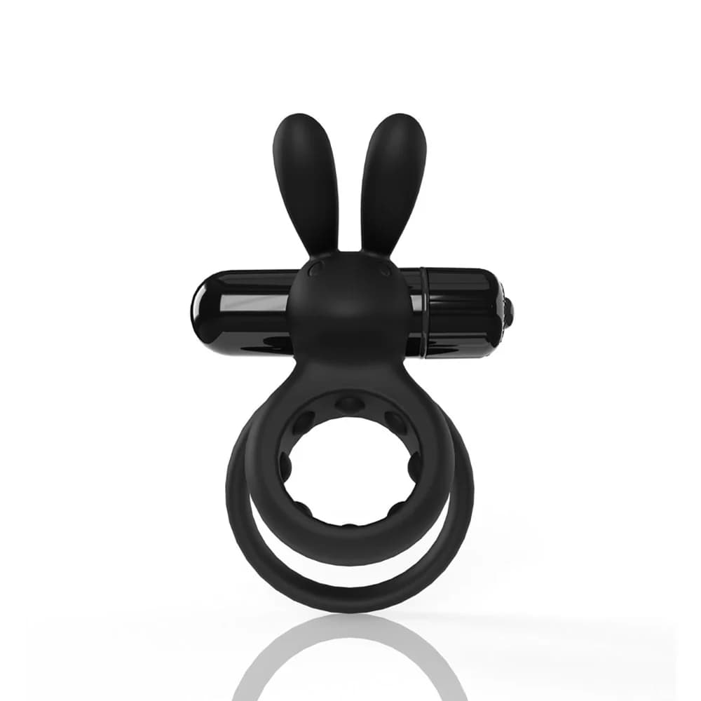 Screaming O 4B Ohare Vibrating Rabbit Double Cockring Black thumbnail 2