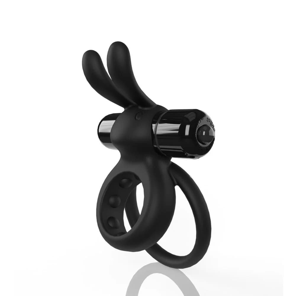 Screaming O 4B Ohare Vibrating Rabbit Double Cockring Black thumbnail 3