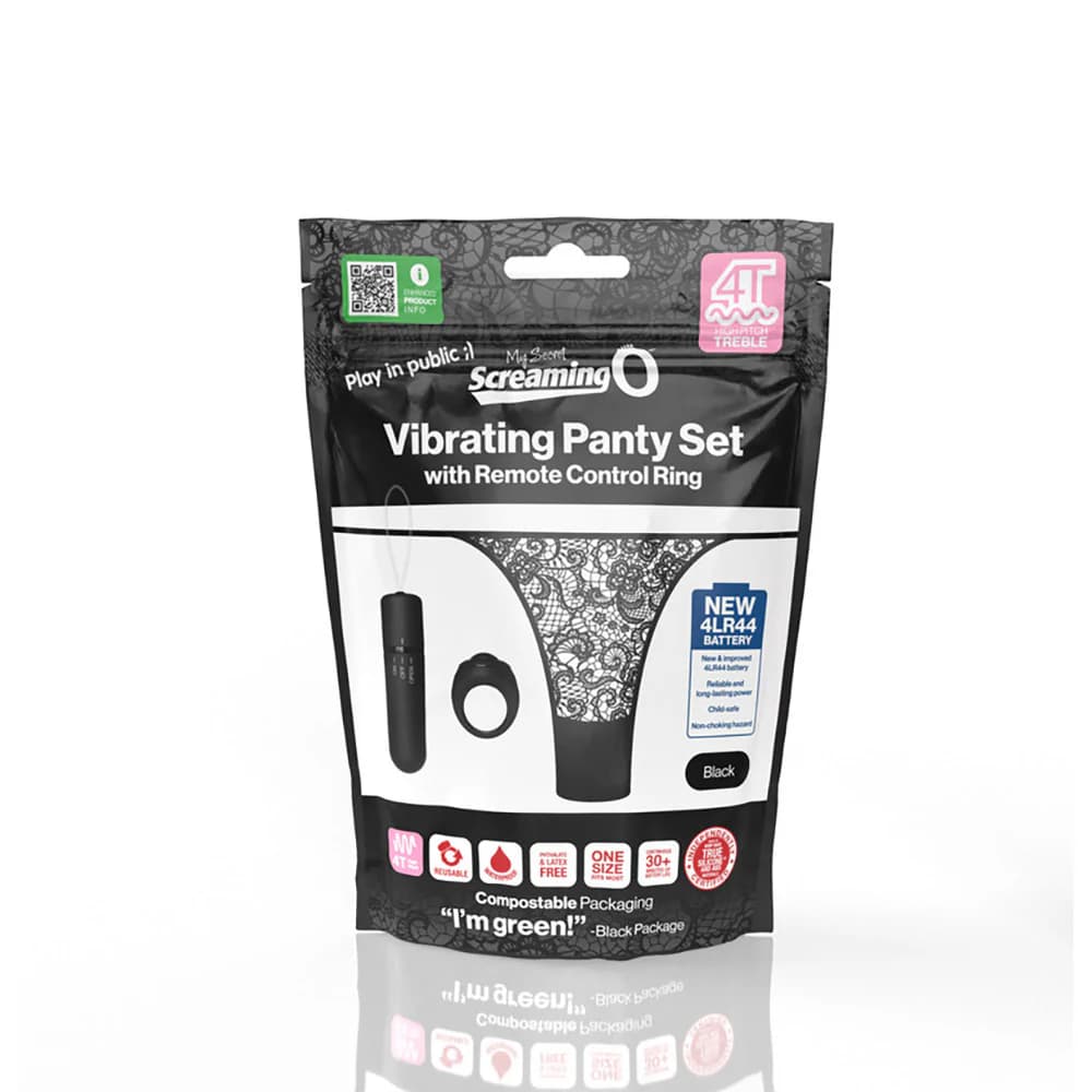 Screaming O My Secret Screaming O 4T Panty Vibe Black thumbnail 5