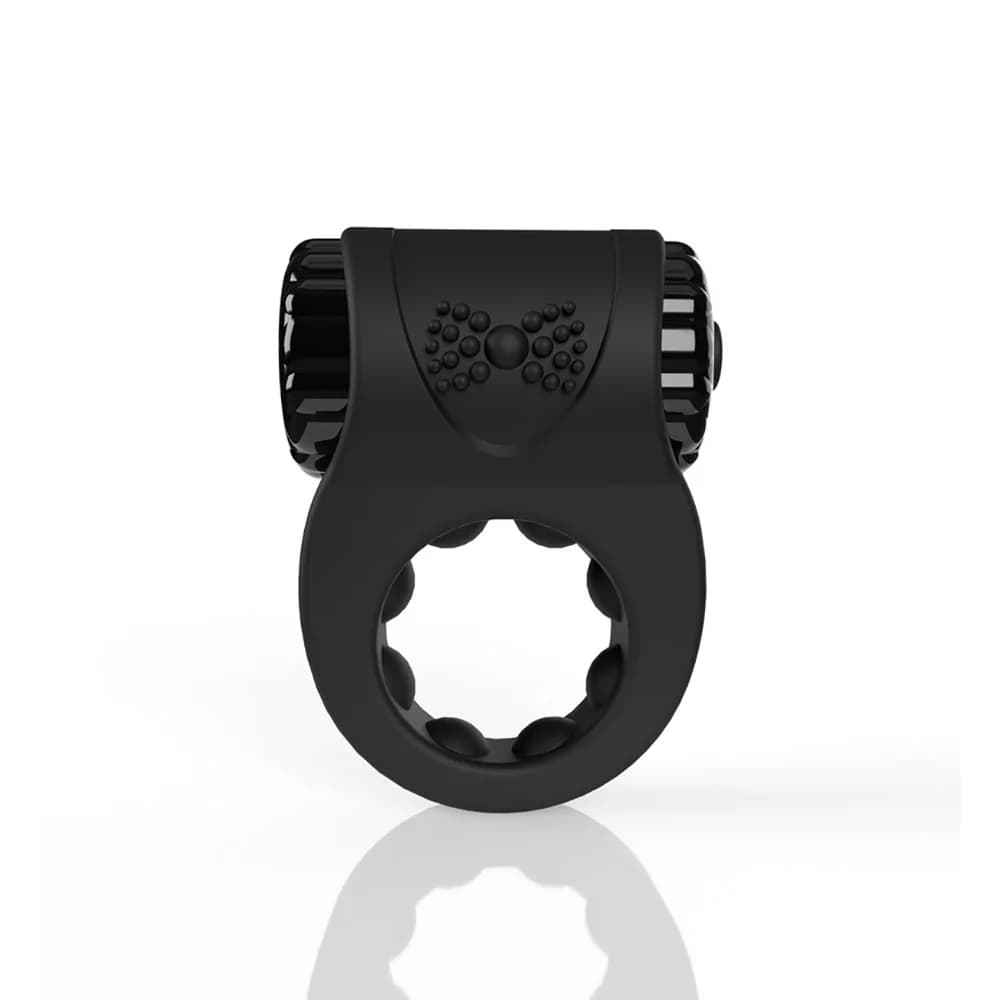 Screaming O Charged Big O Ritz Rechargeable Vibrating Silicone Cockring Black thumbnail 2